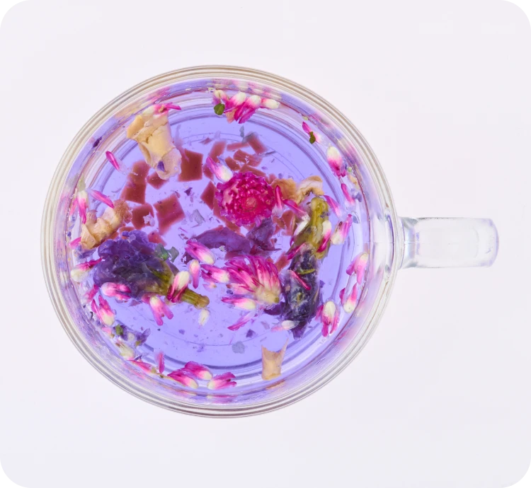 バタフライピー・マンゴー ハーブティー LAVENDER GLOSSY